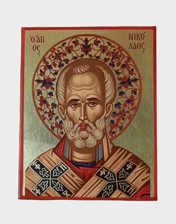 Εικόνα σε ξύλο με φύλλο χρυσού